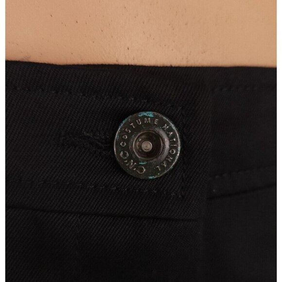 C'N'C Costume National Slim Fit Low Rise Pants US 12 Womens Black NWT - Picture 3 of 15
